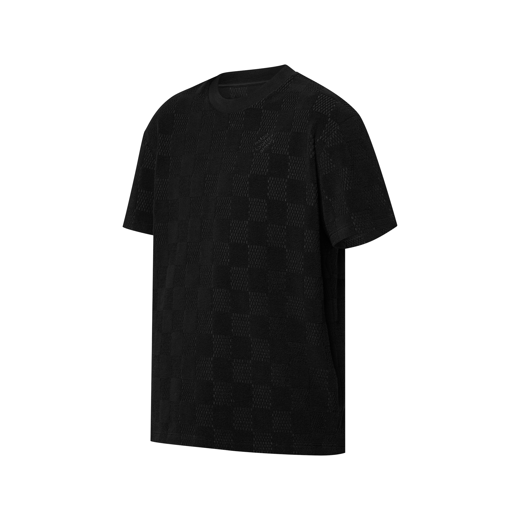 Damier French Terry Cotton T-Shirt - All Ready-to-Wear - 1AFRBJ